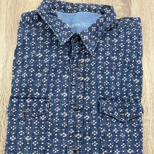 Men’s Western Two Pocket Floral Shirt
